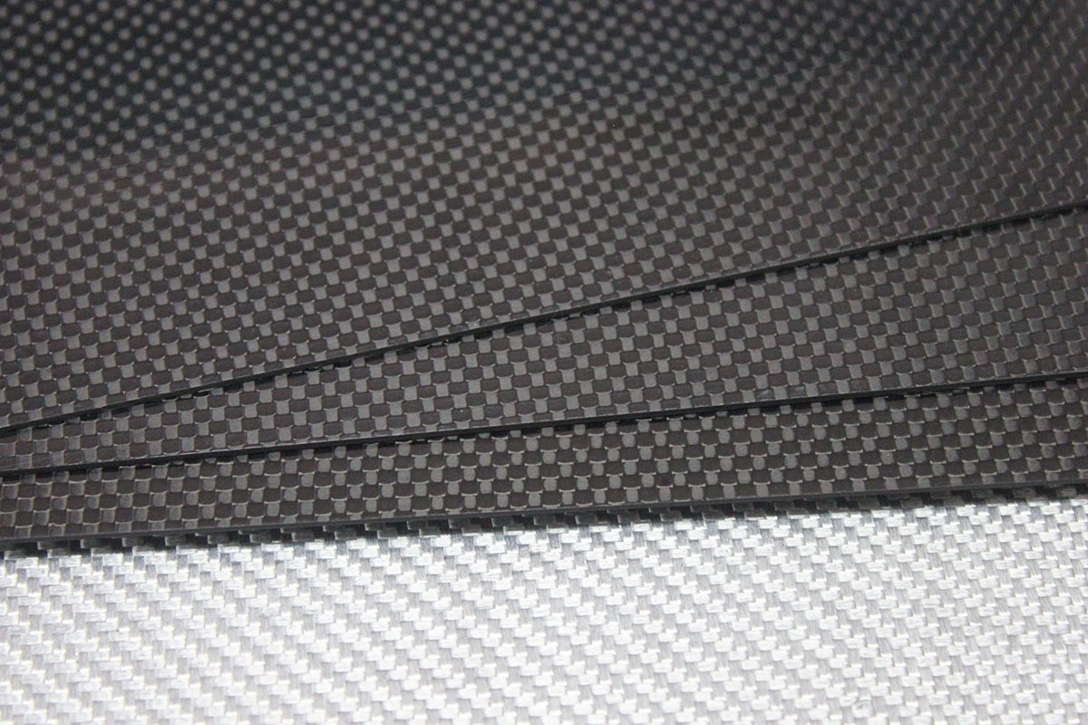 Official plain-weave carbon fiber panel surface example