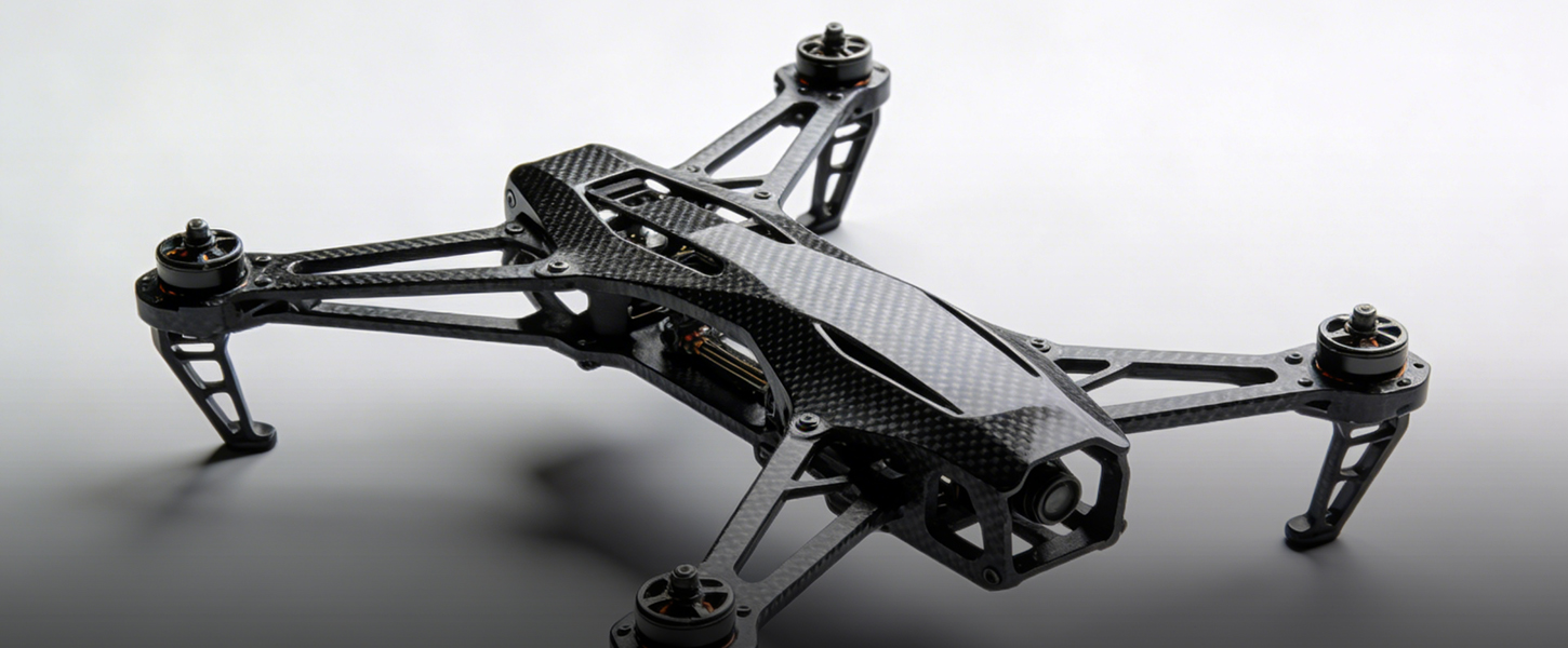 Drone application image for carbon fiber components